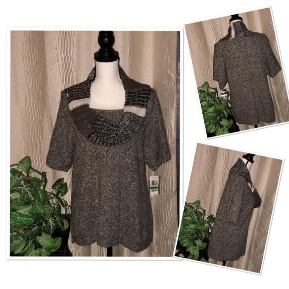 Style & Co. Sweaters - Style & Company Cowl Neck Tweed Sweater